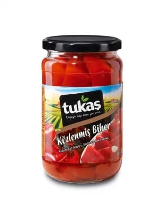 Roasted Red Pepper Pickles